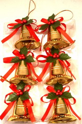 Set 6 clopotei decorati